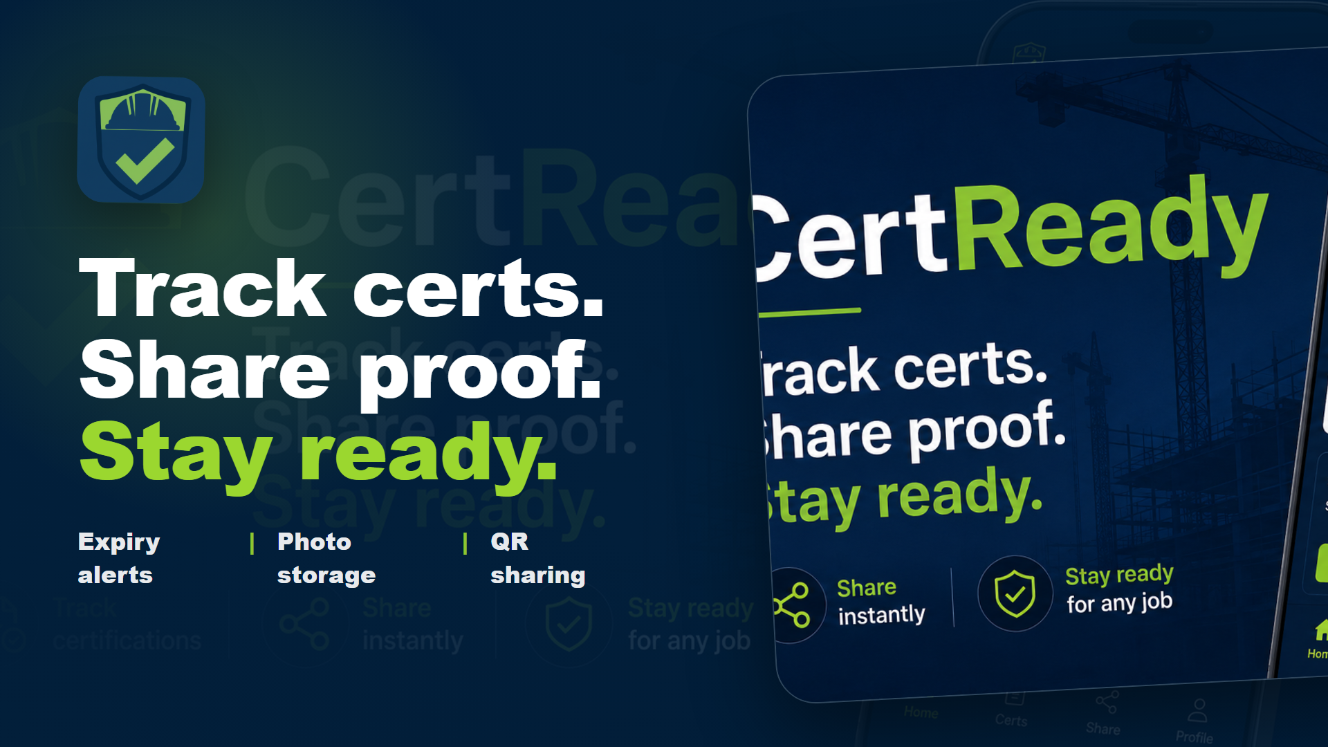 Cert Ready animated advertisement preview